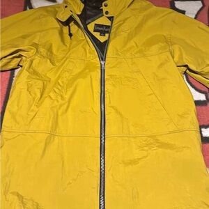 Neiman Marcus Mustard Raincoat